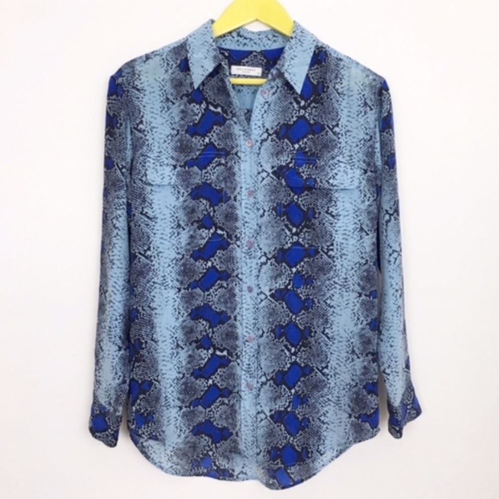Equipment Silk Snake Skin Top